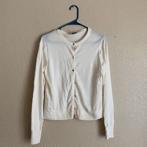 J.crew cardigan cream color